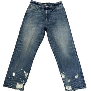 Rivet & Thread Madwell Jeans Size 27 Women’s Denim Custom Stitching Distressed